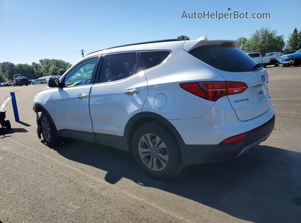 5XYZUDLB8GG370777 2016 HYUNDAI SANTA White Rear left