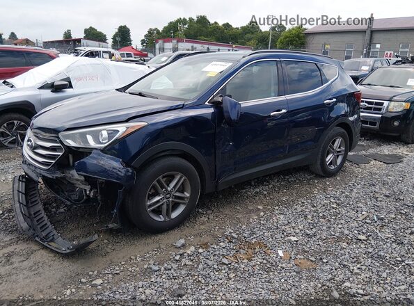 5XYZUDLB8HG402435 2017 HYUNDAI SANTA FE SPORT Blue Front left