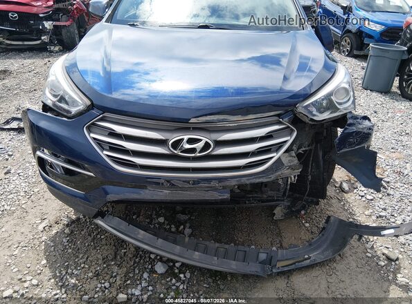 5XYZUDLB8HG402435 2017 HYUNDAI SANTA FE SPORT Blue Front view