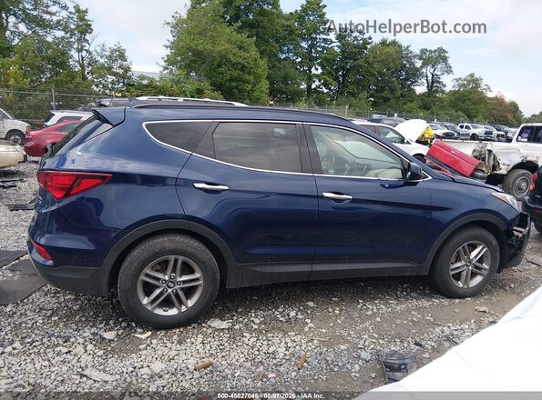 5XYZUDLB8HG402435 2017 HYUNDAI SANTA FE SPORT Blue Rear interior view
