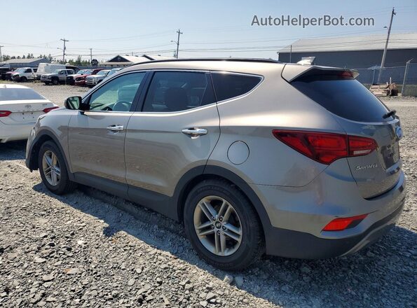 5XYZUDLB8JG517574 2018 HYUNDAI SANTA Gray Trasero izquierdo