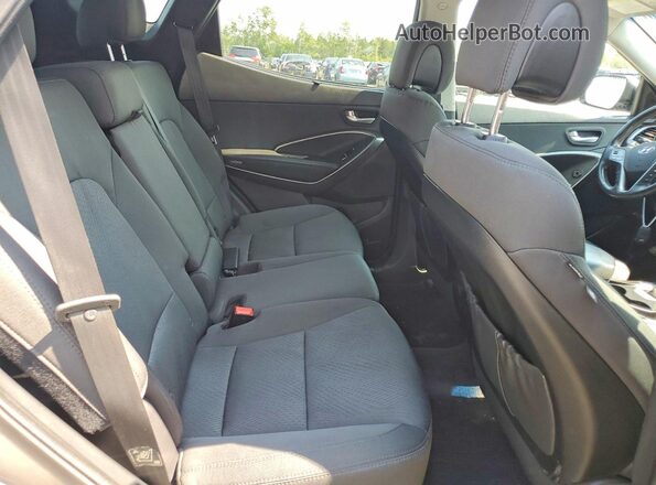 5XYZUDLB8JG517574 2018 HYUNDAI SANTA Gray Vista de los asientos traseros
