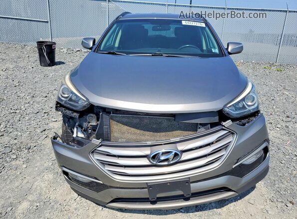 5XYZUDLB8JG517574 2018 HYUNDAI SANTA Gray Vista frontal