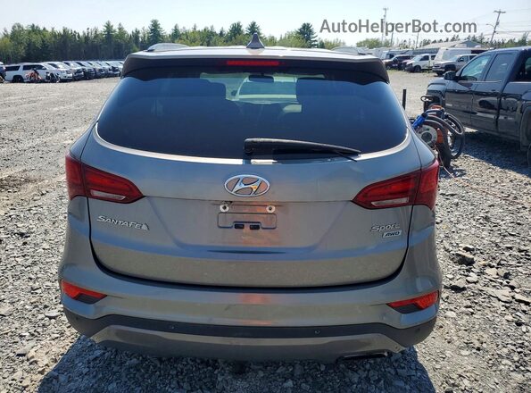 5XYZUDLB8JG517574 2018 HYUNDAI SANTA Gray Vista trasera
