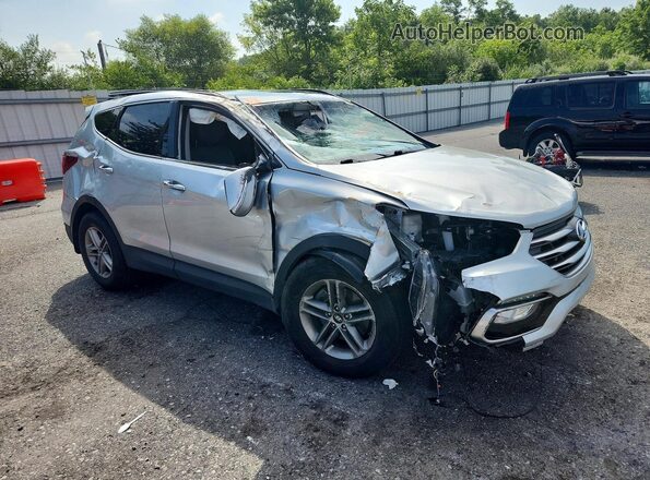 5XYZUDLB8JG529580 2018 HYUNDAI SANTA Silver Przód prawy