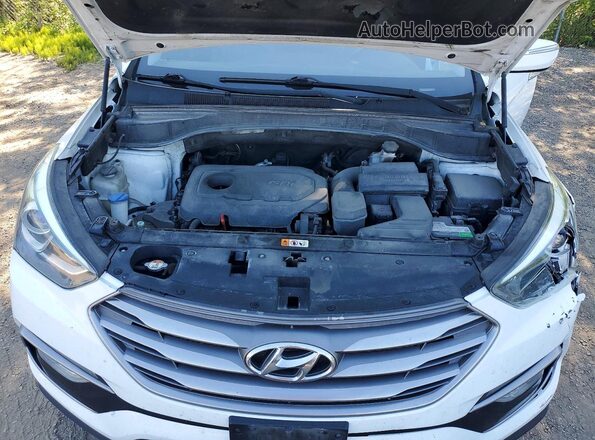 5XYZUDLB9HG478780 2017 HYUNDAI SANTA White Շարժիչի բաժամունքի տեսք