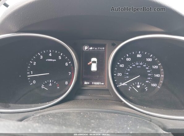 5XYZW4LA3HG447459 2017 HYUNDAI SANTA FE SPORT Silver Vista de los asientos traseros