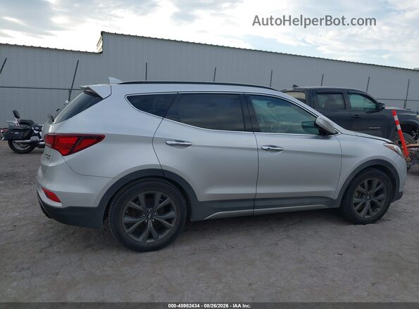 5XYZW4LA3HG447459 2017 HYUNDAI SANTA FE SPORT Silver Vista interior trasera