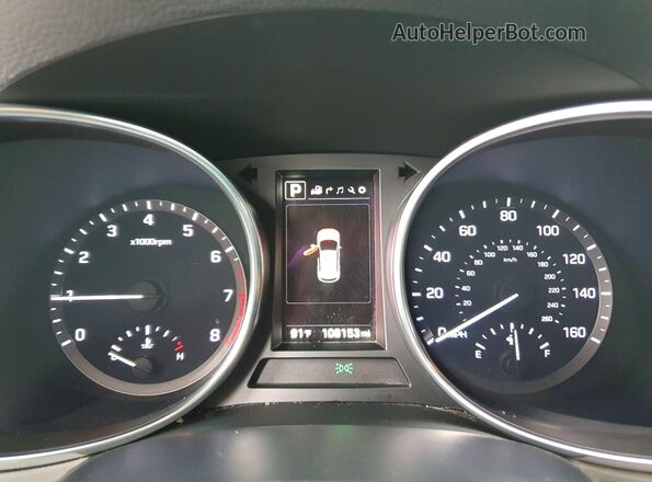 5XYZW4LA3HG496953 2017 HYUNDAI SANTA Gray Սարքավորումների վահանակի տեսք