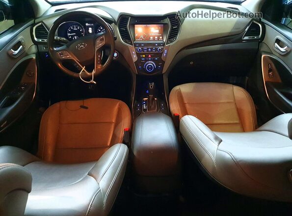 5XYZW4LA3HG496953 2017 HYUNDAI SANTA Gray Առջևի վահանակի տեսք