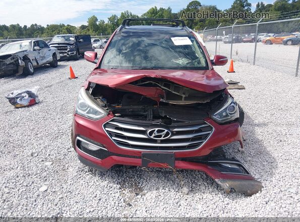 5XYZW4LA5HG422482 2017 HYUNDAI SANTA FE SPORT Красный Вид панели приборов