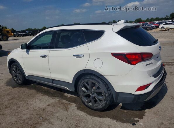 5XYZW4LA8HG486015 2017 HYUNDAI SANTA White Հետևի ձախ