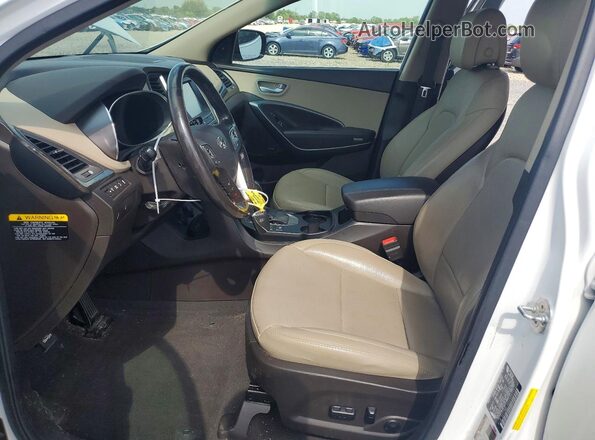 5XYZW4LA8HG486015 2017 HYUNDAI SANTA White Սալոնի դիմացի տեսք