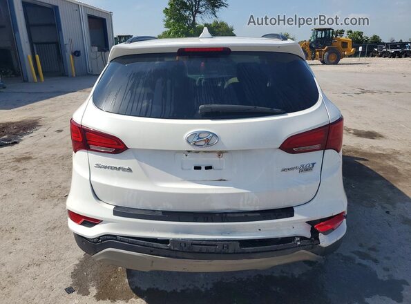 5XYZW4LA8HG486015 2017 HYUNDAI SANTA White Հետևի տեսք