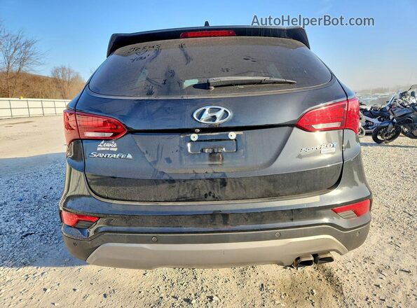 5XYZW4LAXHG502280 2017 HYUNDAI SANTA Black Vista trasera