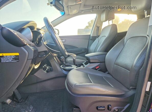 5XYZW4LAXHG502280 2017 HYUNDAI SANTA Black Vista interior delantera