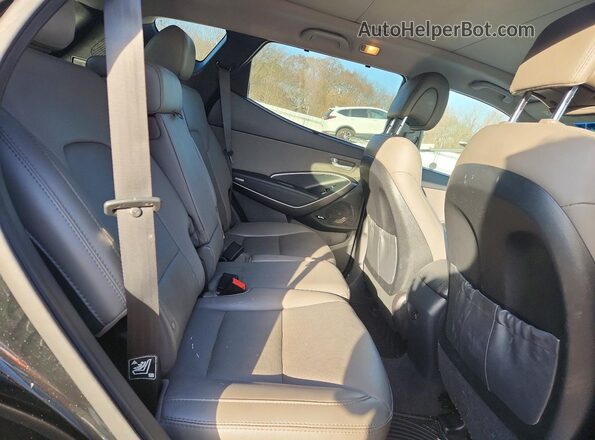 5XYZW4LAXHG502280 2017 HYUNDAI SANTA Black Vista interior trasera