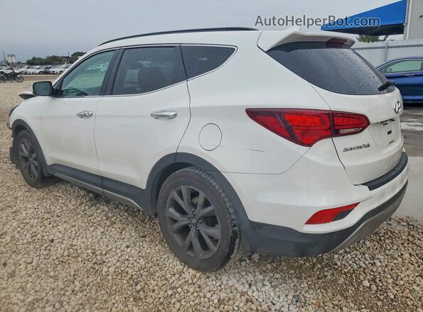 5XYZWDLA0HG461562 2017 HYUNDAI SANTA White უკანა მარცხენა