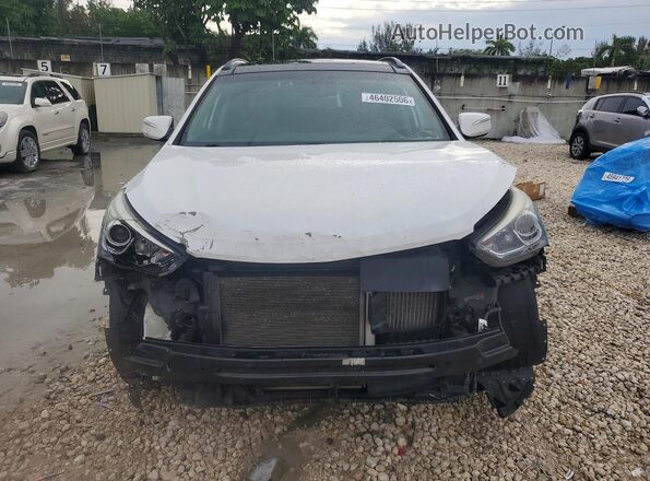 5XYZWDLA0HG461562 2017 HYUNDAI SANTA White წინა ხედი