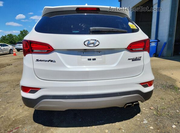 5XYZWDLA0HG474098 2017 HYUNDAI SANTA Белый Вид сзади