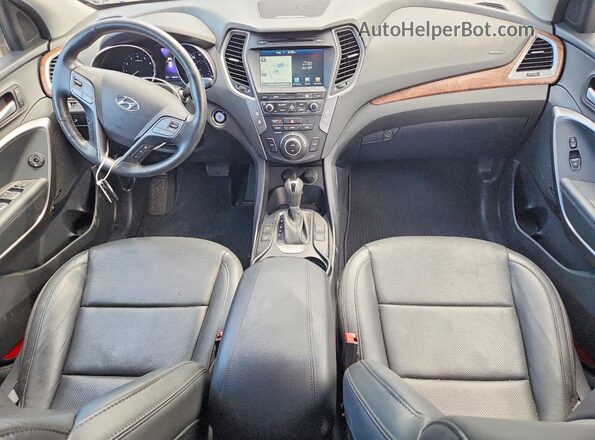 5XYZWDLA1JG511973 2018 HYUNDAI SANTA Белый Вид панели приборов