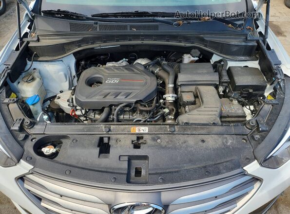5XYZWDLA1JG511973 2018 HYUNDAI SANTA Белый Вид подкапотного пространства