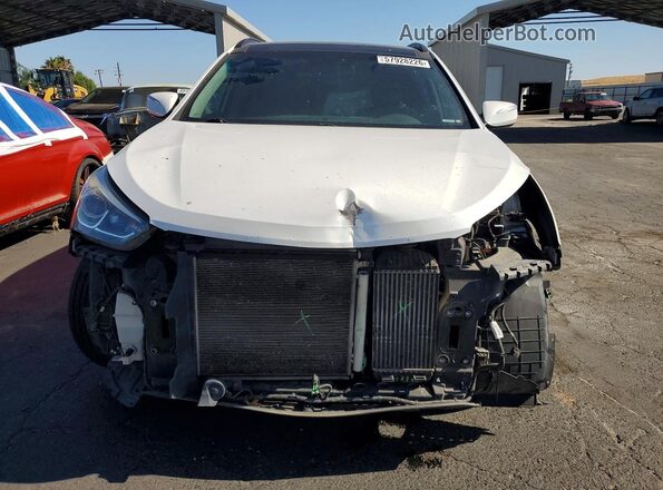 5XYZWDLA2JG515496 2018 HYUNDAI SANTA White Widok z przodu