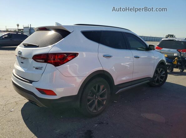 5XYZWDLA2JG515496 2018 HYUNDAI SANTA White Tył prawy