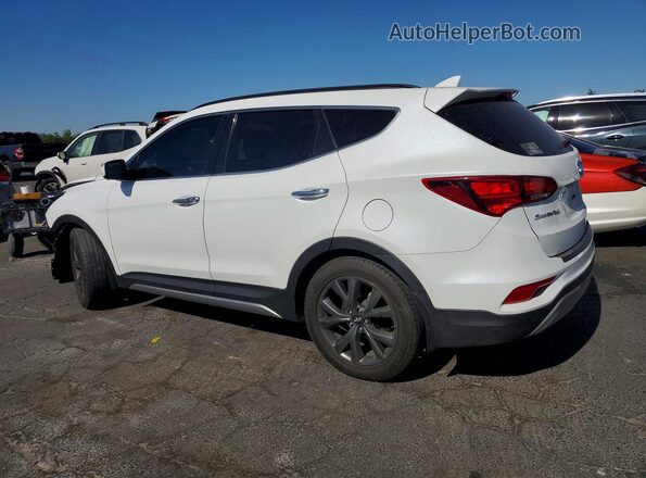 5XYZWDLA2JG515496 2018 HYUNDAI SANTA White Tył lewy