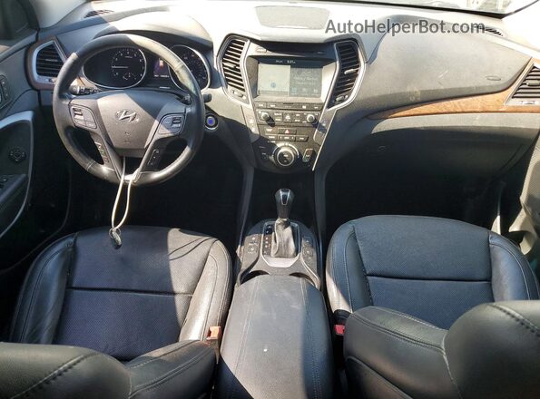 5XYZWDLA2JG515496 2018 HYUNDAI SANTA White Widok deski rozdzielczej
