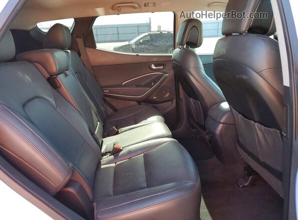 5XYZWDLA2JG515496 2018 HYUNDAI SANTA White Widok wnętrza z tyłu