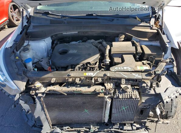 5XYZWDLA2JG515496 2018 HYUNDAI SANTA White Widok komory silnika