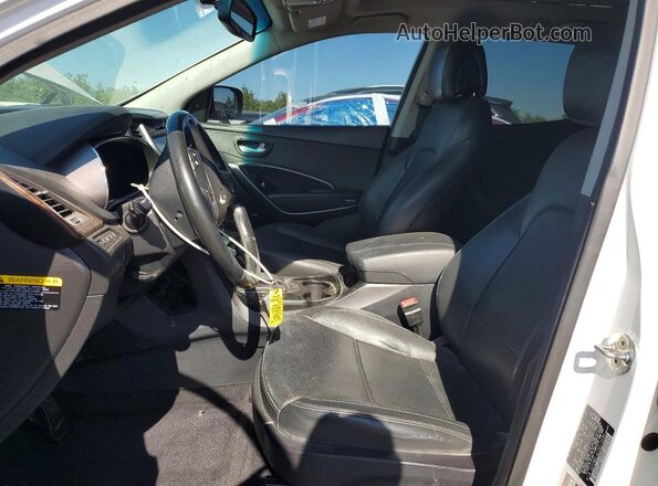 5XYZWDLA2JG515496 2018 HYUNDAI SANTA White Widok wnętrza z przodu