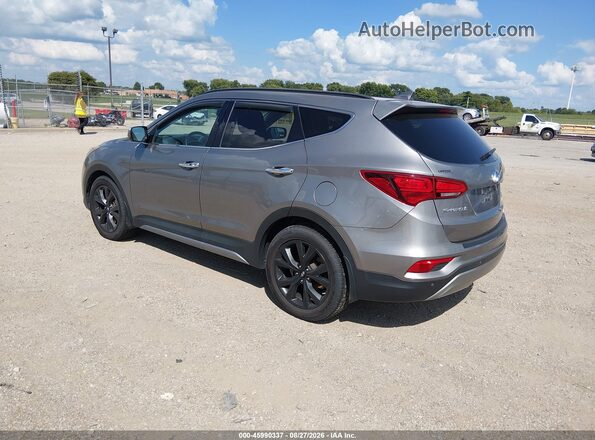 5XYZWDLA3HG498301 2017 HYUNDAI SANTA FE SPORT Gray უკანა მარცხენა