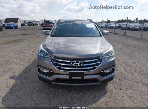 5XYZWDLA3HG498301 2017 HYUNDAI SANTA FE SPORT Gray ხელსაწყოთა პანელის ხედი