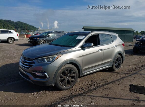 5XYZWDLA4HG424126 2017 HYUNDAI SANTA FE SPORT Silver Front left