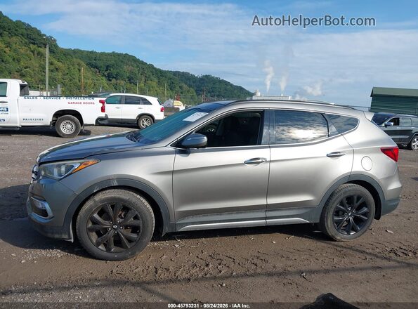 5XYZWDLA4HG424126 2017 HYUNDAI SANTA FE SPORT Silver 360 interior view