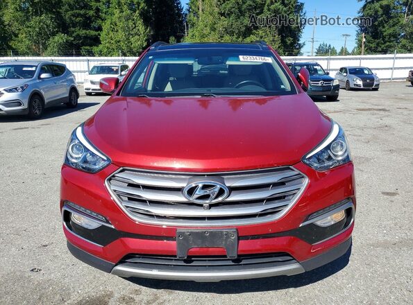 5XYZWDLA4JG519338 2018 HYUNDAI SANTA Red Вид спереду