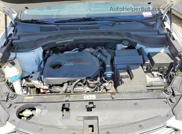 5XYZWDLA5HG395753 2017 HYUNDAI SANTA White Вид задньої частини салону