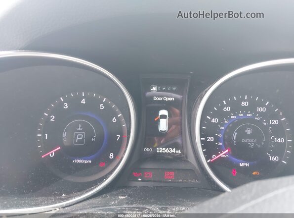 5XYZWDLA7GG307977 2016 HYUNDAI SANTA FE SPORT Blue Հետևի նստատեղերի տեսք