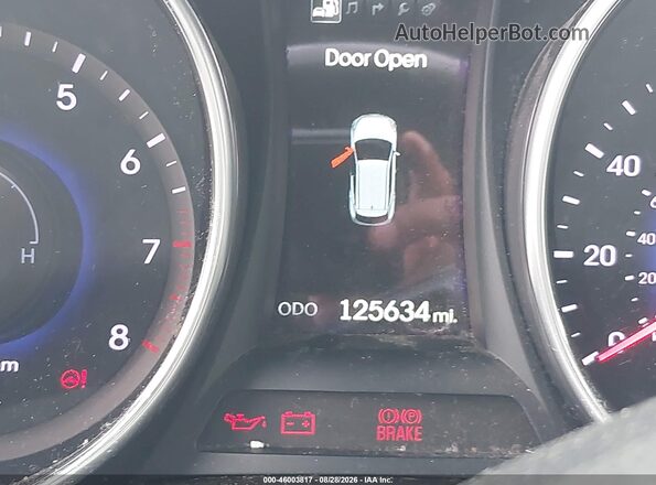 5XYZWDLA7GG307977 2016 HYUNDAI SANTA FE SPORT Blue 