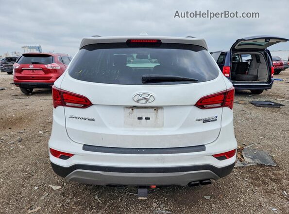 5XYZWDLA7HG478407 2017 HYUNDAI SANTA White Widok z tyłu