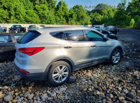 5XYZWDLA8GG345931 2016 HYUNDAI SANTA Silver Tył prawy
