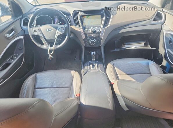 5XYZWDLA8GG345931 2016 HYUNDAI SANTA Silver Widok deski rozdzielczej