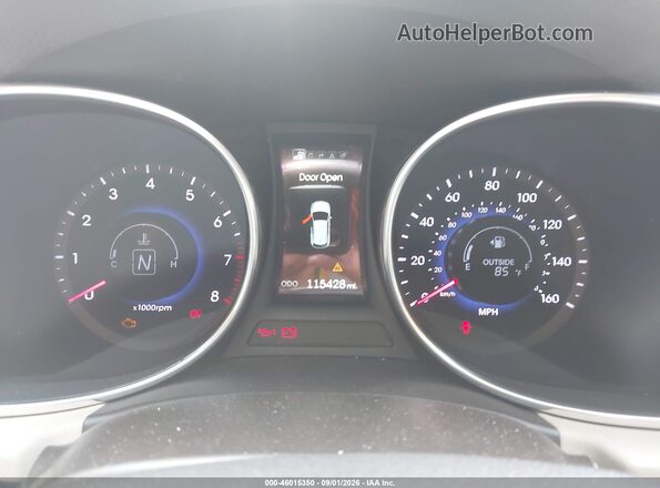 5XYZWDLA8GG359070 2016 HYUNDAI SANTA FE SPORT Gray Вид задніх сидінь