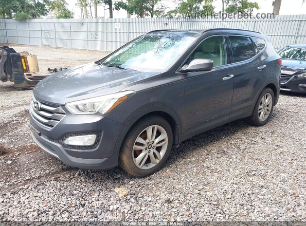 5XYZWDLA8GG359070 2016 HYUNDAI SANTA FE SPORT Gray Передня ліва чверть