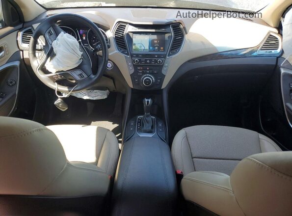 5XYZWDLA8HG478108 2017 HYUNDAI SANTA Charcoal Widok deski rozdzielczej