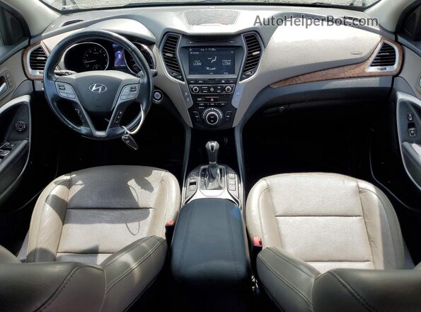 5XYZWDLA8JG505488 2018 HYUNDAI SANTA Gray Vista del salpicadero