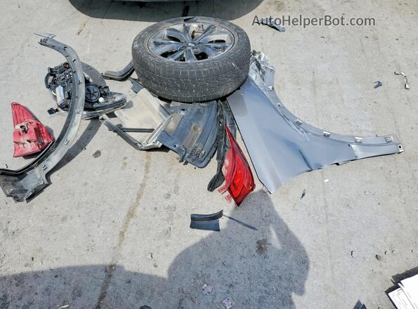 5XYZWDLA8JG505488 2018 HYUNDAI SANTA Gray Vista de la etiqueta del VIN