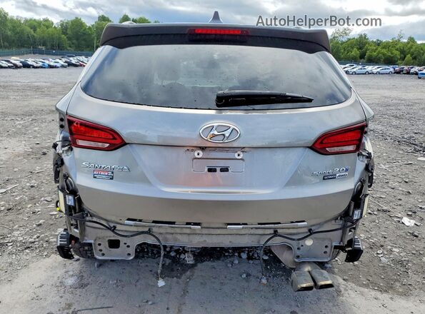 5XYZWDLA8JG505488 2018 HYUNDAI SANTA Gray Vista trasera